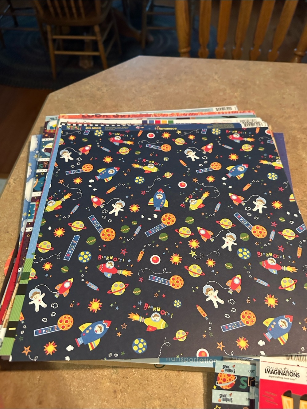 Patterned Party Scrapbook Paper - Multi-Color - Picture 11 of 12